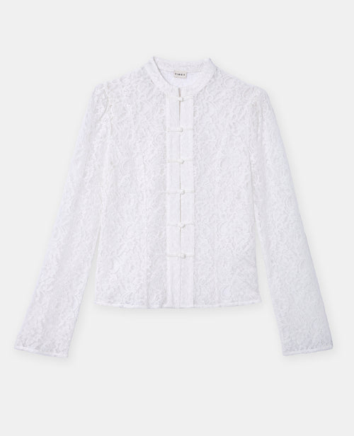 Chemisier dentelle avec boutonnières bandebourg - PIMKIE - 4