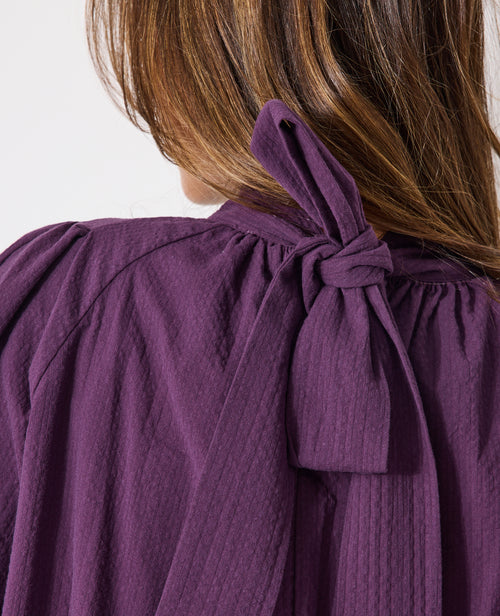 Blouse manches ballons et col à nouer - PIMKIE - 2