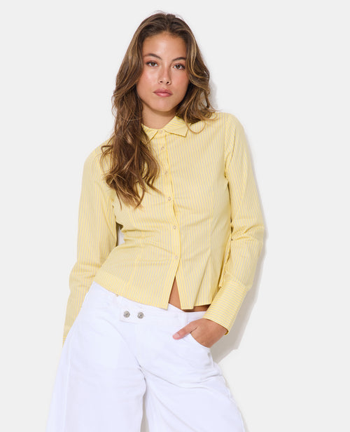 Chemise cintrée et rayée - PIMKIE - 1