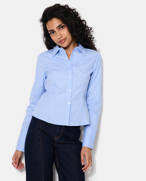 Chemise cintrée à carreaux - PIMKIE - 1