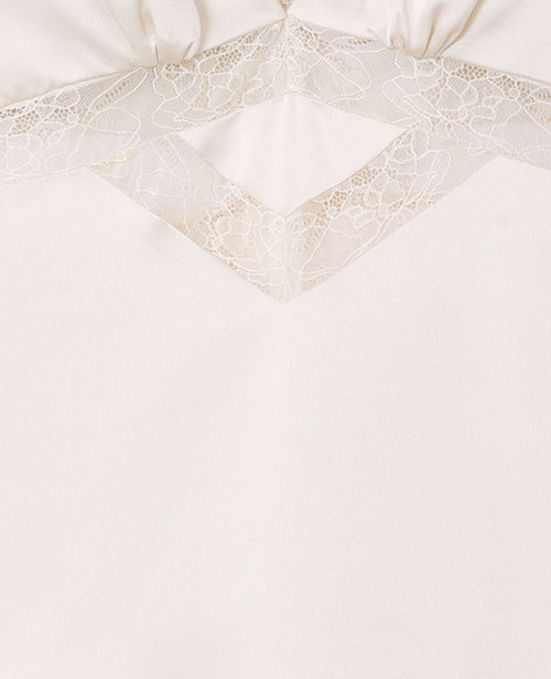 Top asymétrique en satin avec dentelle - PIMKIE - 9