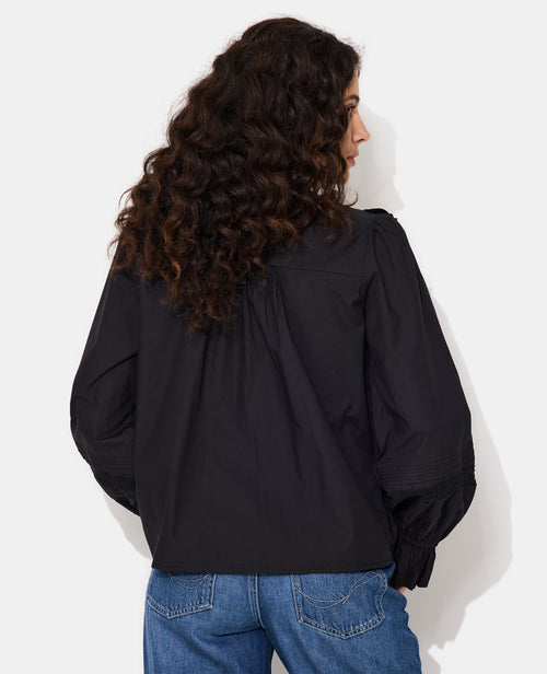 Blouse manches longues avec dentelle et volants - PIMKIE - 6