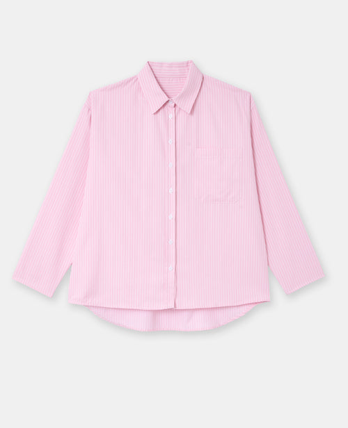 Haut de pyjama chemise manches longues rayée - PIMKIE - 4