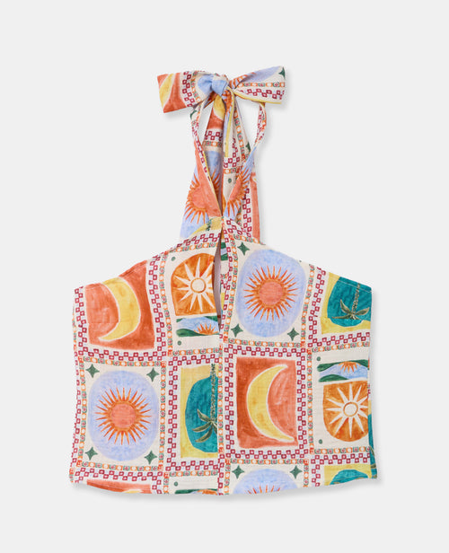 Top dos-nu motif soleils et lunes - PIMKIE - 4