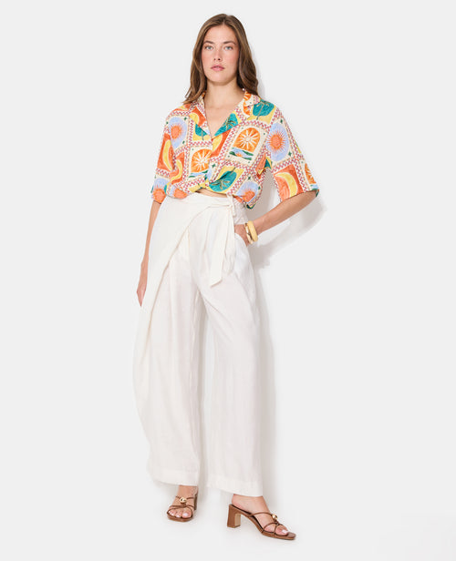 Chemise manches courtes motif soleils et lunes - PIMKIE - 3