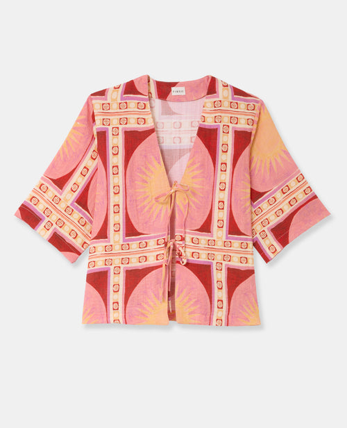 Chemise manches courtes motif soleils - PIMKIE - 4