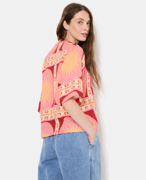 Chemise manches courtes motif soleils - PIMKIE - 6