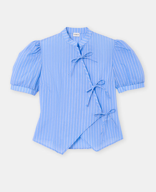 Chemisette effet portefeuille avec nouettes - PIMKIE - 4