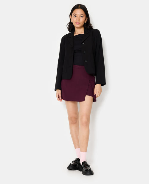 Jupe-short city avec fente - PIMKIE - 1