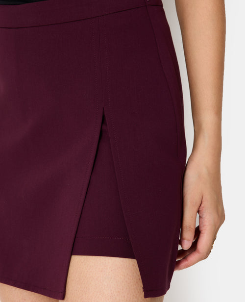 Jupe-short city avec fente - PIMKIE - 3