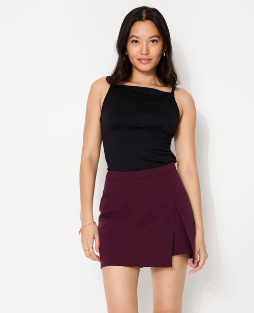 Jupe-short city avec fente - PIMKIE - 5