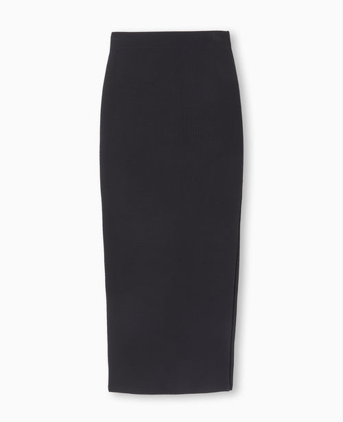 Jupe tube longue en maille côtelée - PIMKIE - 4