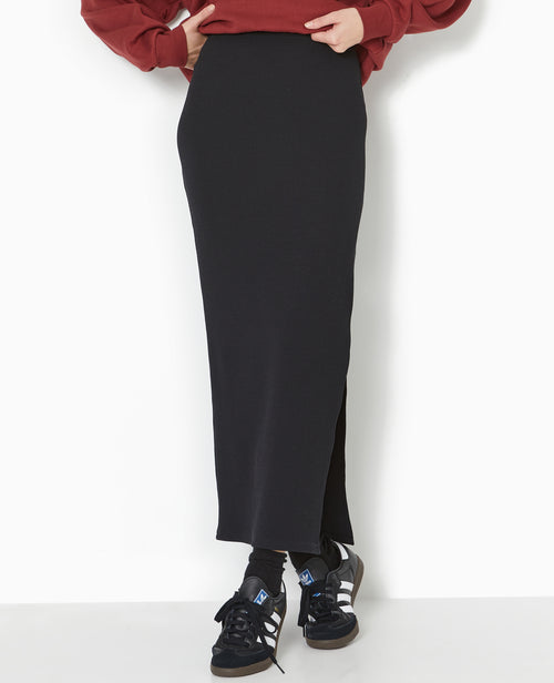 Jupe tube longue en maille côtelée - PIMKIE - 5