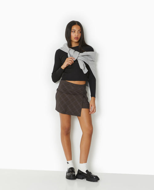 Jupe-short à carreaux - PIMKIE - 1