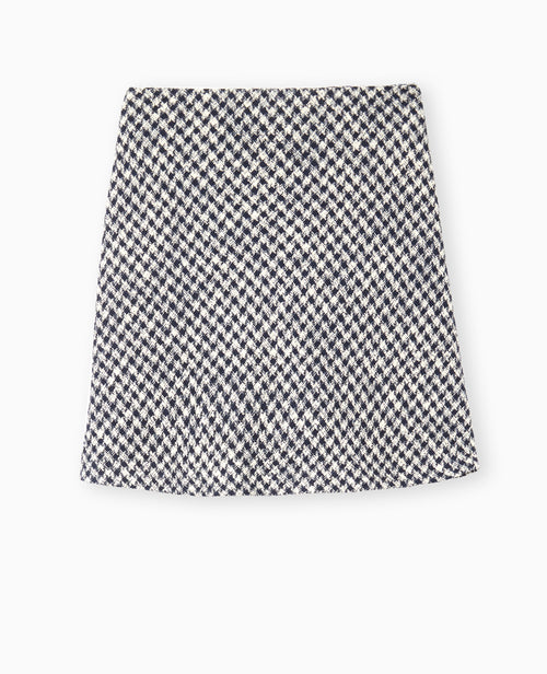 Jupe trapèze en tweed - PIMKIE - 4