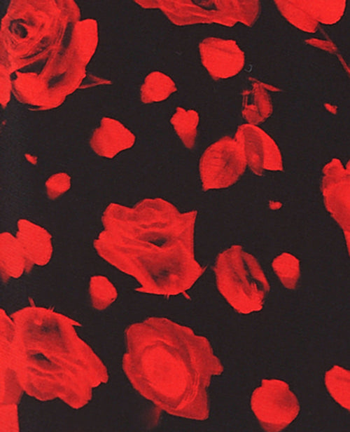 Jupe longue avec nouettes motif roses - PIMKIE - 8