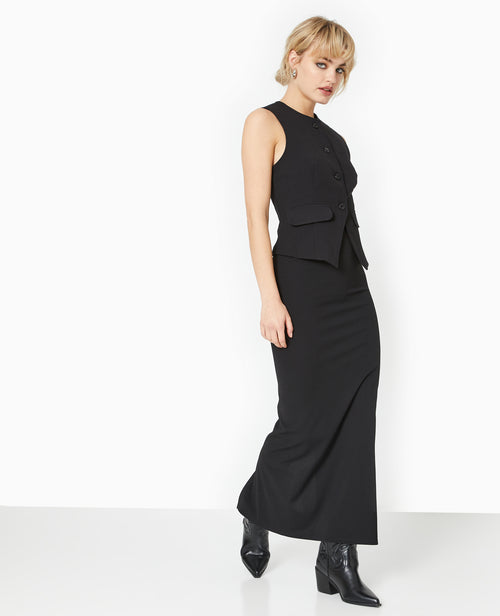 Jupe longue avec fente dos - PIMKIE - 2