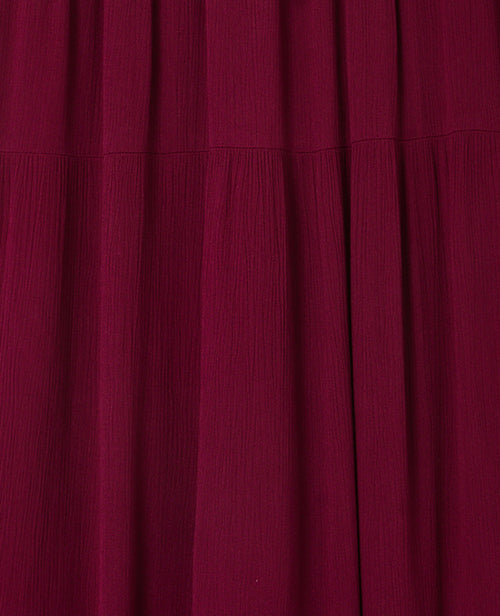 Jupon long à étages avec ceinture élastiquée - PIMKIE - 8