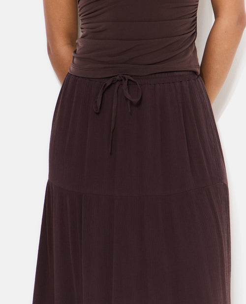 Jupon long à étages avec ceinture élastiquée - PIMKIE - 2