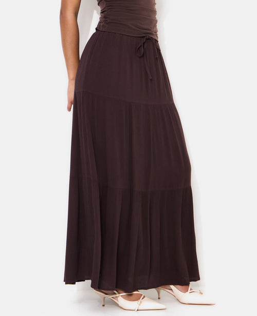 Jupon long à étages avec ceinture élastiquée - PIMKIE - 5