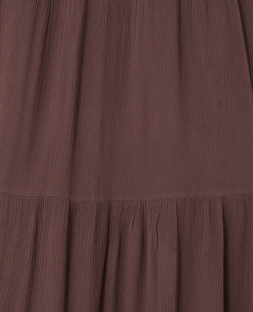 Jupon long à étages avec ceinture élastiquée - PIMKIE - 8