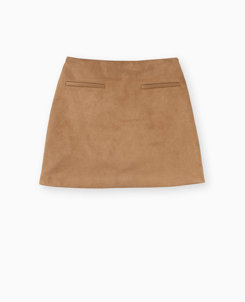 Mini-jupe en suédine - PIMKIE - 4