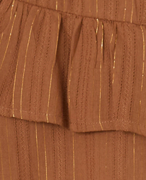 Jupe courte avec fils lurex et volants - PIMKIE - 8