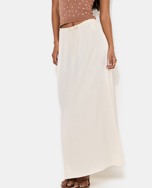 Jupe longue avec lin - PIMKIE - 3