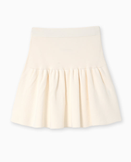 Jupe courte en maille avec volant - PIMKIE - 4