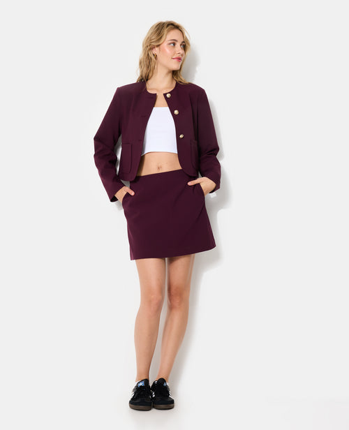 Jupe courte trapèze - PIMKIE - 1