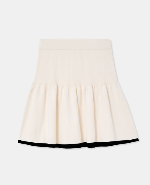 Jupe courte en maille fine avec volant - PIMKIE - 4