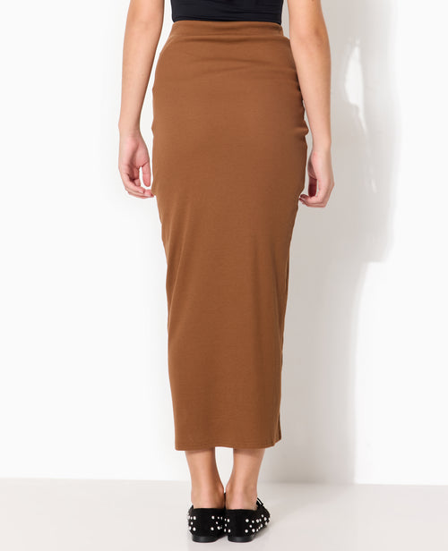 Jupe tube en maille côtelée avec liens coulissés - PIMKIE - 6