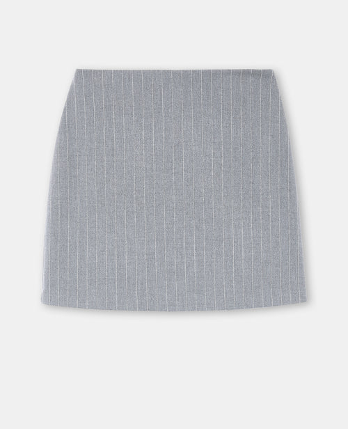 Jupe-short motif rayures banquier - PIMKIE - 4