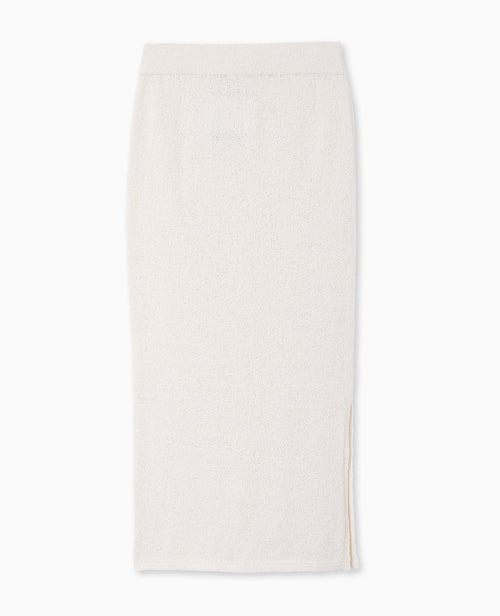 Jupe droite en maille effet bouclette - PIMKIE - 4