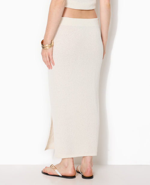 Jupe droite en maille effet bouclette - PIMKIE - 6