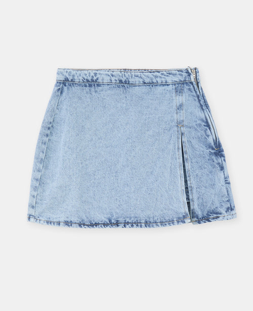 Jupe-short en jean - PIMKIE - 4