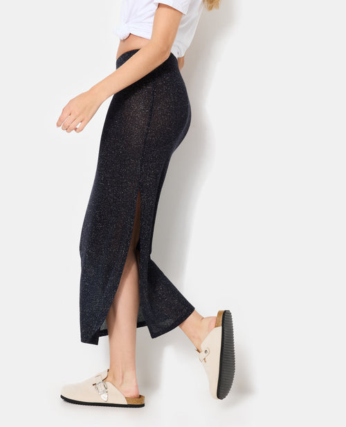 Jupe longue en maille avec fils lurex - PIMKIE - 2