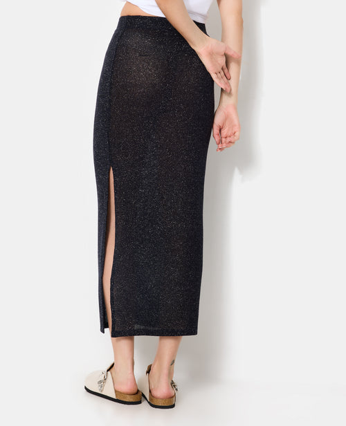 Jupe longue en maille avec fils lurex - PIMKIE - 6