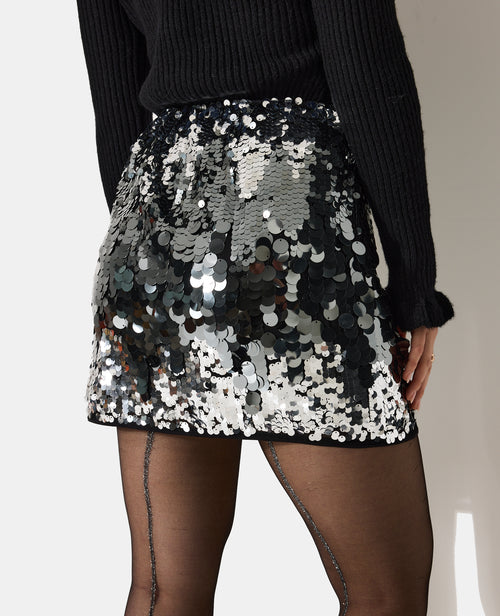 Jupe courte avec sequins - PIMKIE - 3