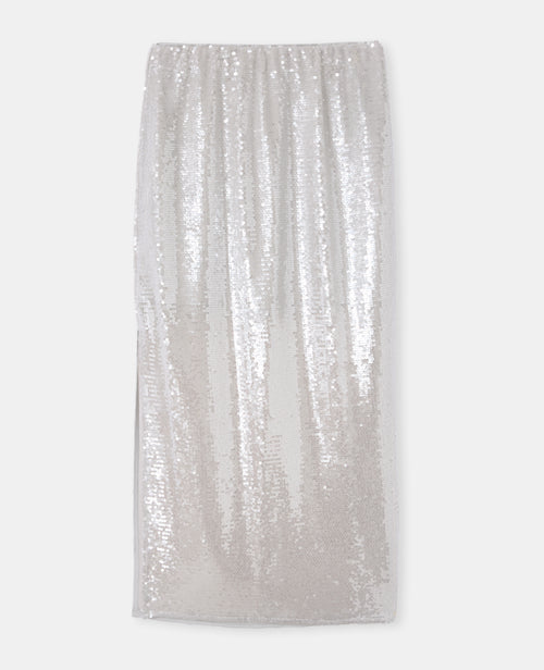 Jupe longue et droite avec sequins - PIMKIE - 4