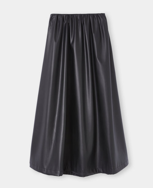 Jupe longue et évasée en simili - PIMKIE - 4