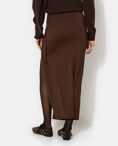 Jupe longue avec grande fente et détail bijou - PIMKIE - 6