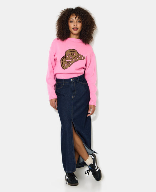 Jupe longue en jean - PIMKIE - 1