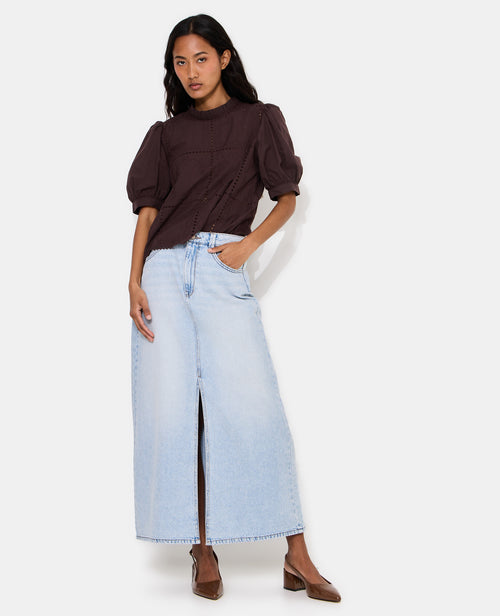 Jupe longue en jean - PIMKIE - 5