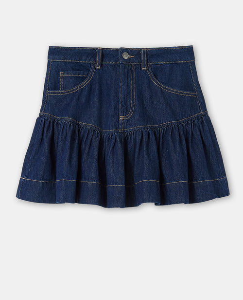 Jupe courte en jean - PIMKIE - 4