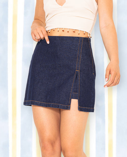 Jupe-short en jean - PIMKIE - 1