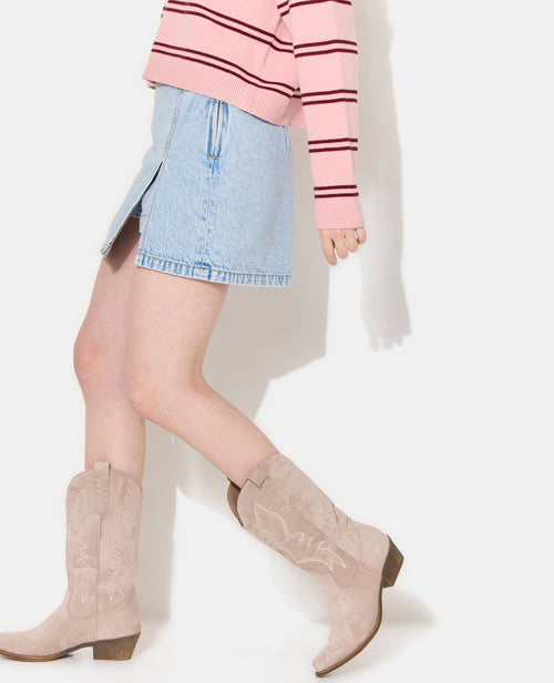 Jupe-short en jean - PIMKIE - 2