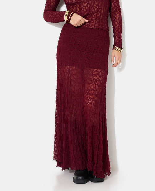 Jupe longue en dentelle - PIMKIE - 5