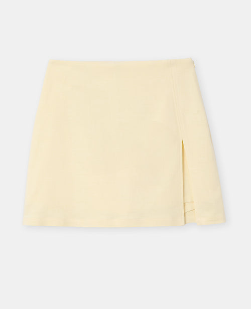 Jupe-short en tissu effet lin - PIMKIE - 4