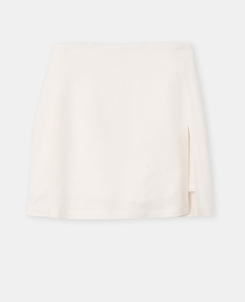 Jupe-short en tissu effet lin - PIMKIE - 4